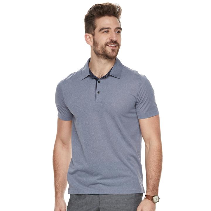 Men's Apt. 9&reg; Slim-fit Performance Polo, Size: Xxl Slim, Blue