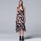 Women's Simply Vera Vera Wang Printed Handkerchief Tank Dress, Size: Small, Oxford