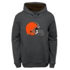Boys 8-20 Cleveland Browns Energy Performance Hoodie, Boy's, Size: M(10-12), Grey (charcoal)