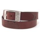 Men's Ohio State Buckeyes Brandish Leather Belt, Size: 38, Brown