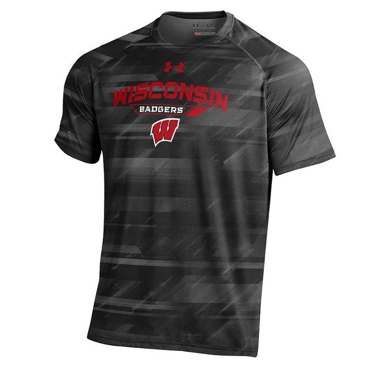 Men's Under Armour Wisconsin Badgers Novelty Tee, Size: Medium, Multicolor
