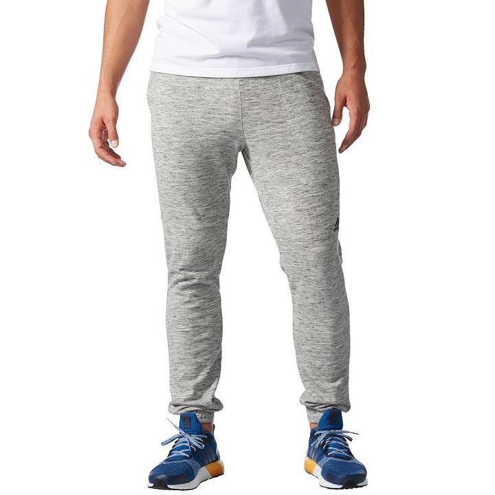 Men's Adidas Pique Pants, Size: Large, Med Grey