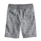Boys 4-12 Sonoma Goods For Life&trade; Pork Chop Pull On Shorts, Size: 6, Light Grey