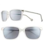 Women's Converse Polarized Mirrored Cat's-eye Sunglasses, White
