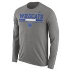 Men's Nike Kentucky Wildcats Dri-fit Legend Staff Long-sleeve Tee, Size: Small, Gray