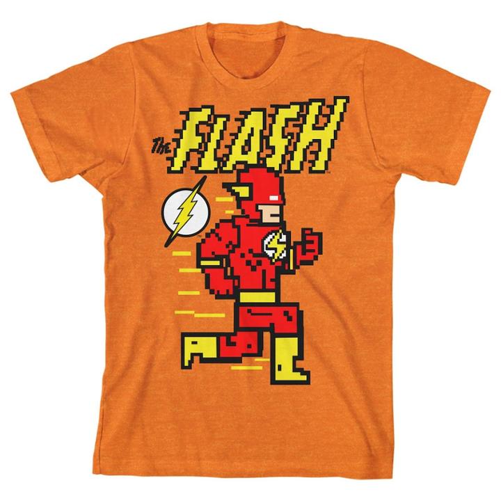 Boys 8-20 Flash Tee, Size: Medium, Orange