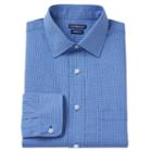 Big & Tall Croft & Barrow Fitted Checked Dress Shirt, Men's, Size: 14.5-32/33, Brt Blue