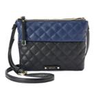 Utiliti Quilted Double Entry Crossbody Bag, Women's, Blue (navy)