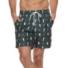 Men's Hot Coals Mojito Swim Trunks, Size: Medium, Grey (charcoal)