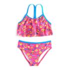 Girls 4-6x Emoji 2-pc. Bikini Swimsuit Set, Size: 4, Pink