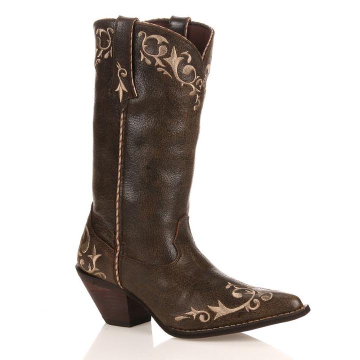 Durango Crush Scroll Women's Cowboy Boots, Size: Medium (10), Brown