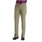 Dickies Relaxed Straight-leg Stretch Twill Pants - Women's, Size: 8 - Regular, Dark Beige