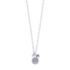 Lc Lauren Conrad Purple Wisdom Pendant Necklace, Women's