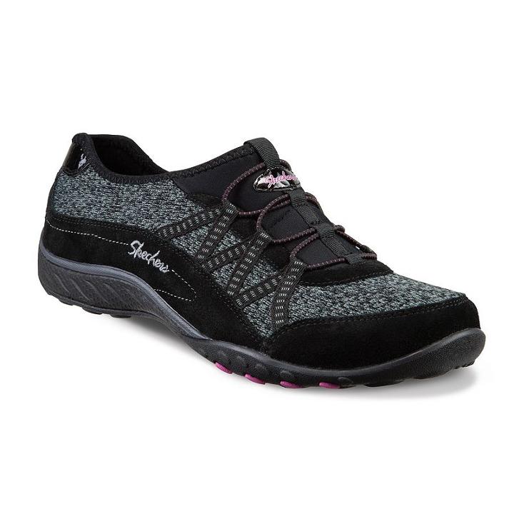 Skechers Relaxed Fit Breathe Easy Road Trippin Women's Athletic Shoes, Girl's, Size: 6, Grey (charcoal)