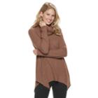 Women's Sonoma Goods For Life&trade; Supersoft Waffle Tunic, Size: Xxl, Brown