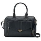 Apt. 9&reg; Olivia Double Zip Barrel Bag, Women's, Black