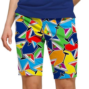 Women's Loudmouth Golf Cocktail Bermuda Shorts, Size: 8, Ovrfl Oth