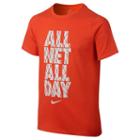 Boys 8-20 Nike All Net All Day Tee, Boy's, Size: Large, Orange Oth