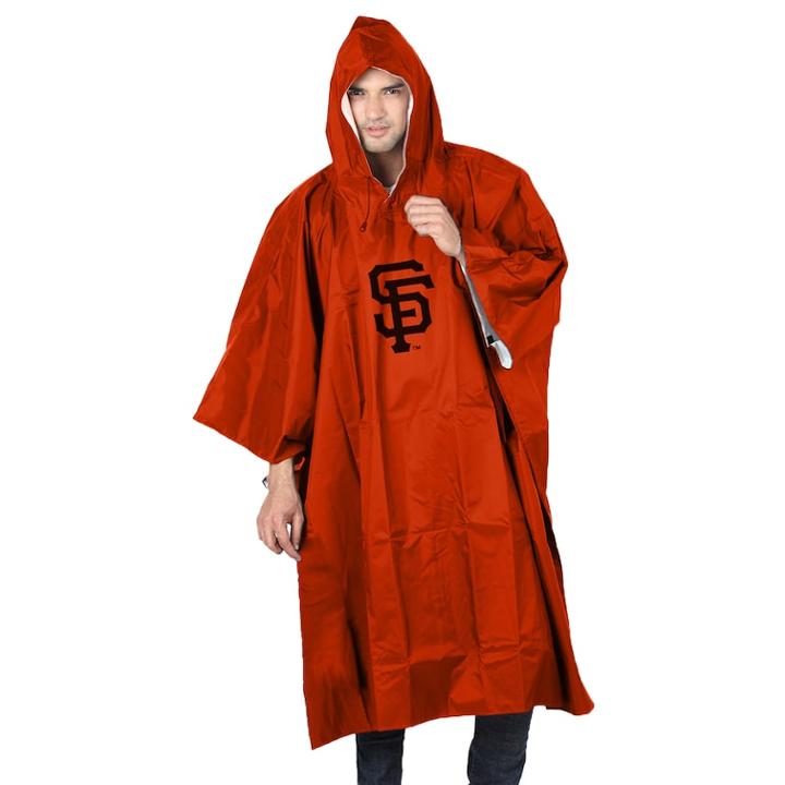 Adult Northwest San Francisco Giants Deluxe Poncho, Adult Unisex, Orange