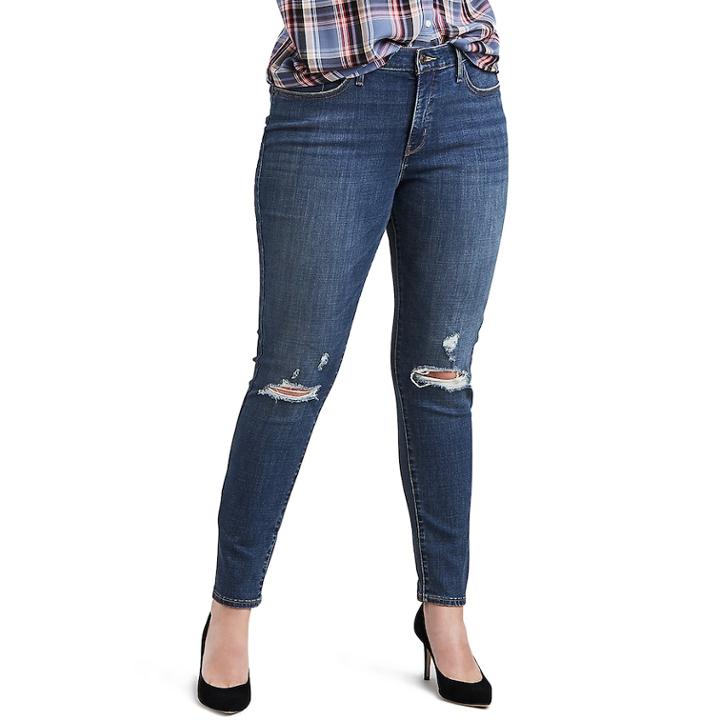 Plus Size Levi's 310 Shaping Super Skinny Jeans, Women's, Size: 20 - Regular, Med Blue