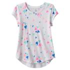Plus Size Girls 7-16 So&reg; Short Sleeve Curve Hem Tee, Girl's, Size: 20 1/2, White