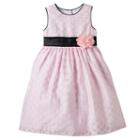 Girls 4-6x Marmellata Classics Checkered Burnout Dress, Girl's, Size: 4, Pink