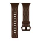 Fitbit Ionic Leather Band, Size: Large, Brown