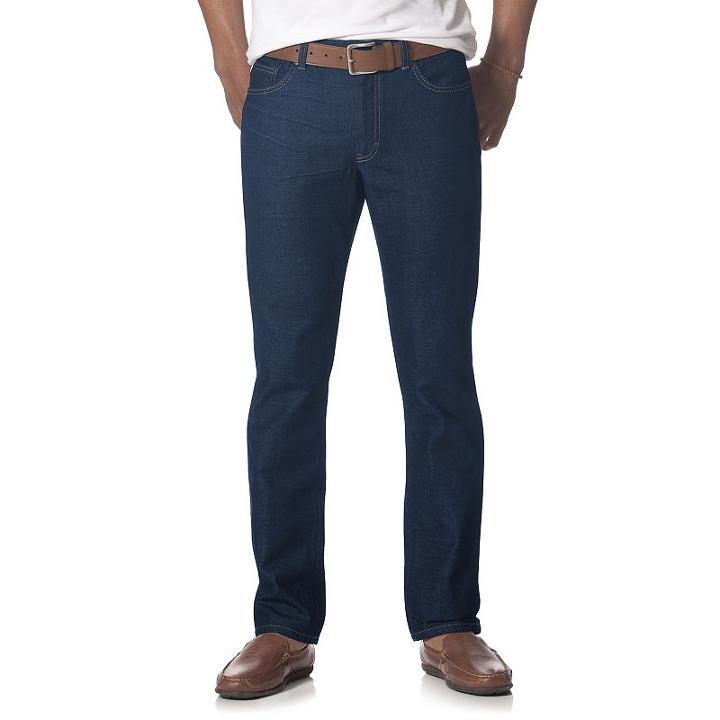 Men's Chaps 5-pocket Slim Straight-fit Jeans, Size: 36x30, Blue