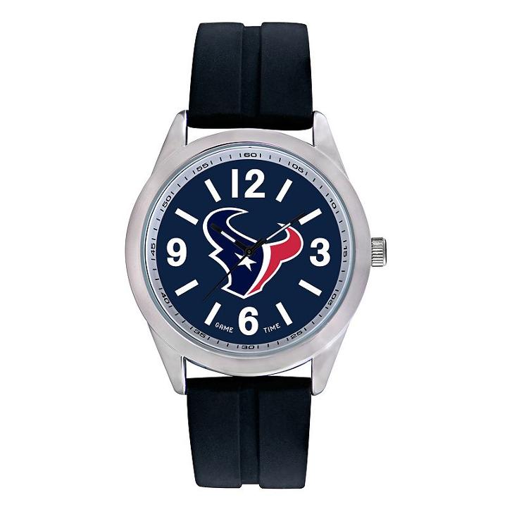 Men's Game Time Houston Texans Varsity Watch, Black