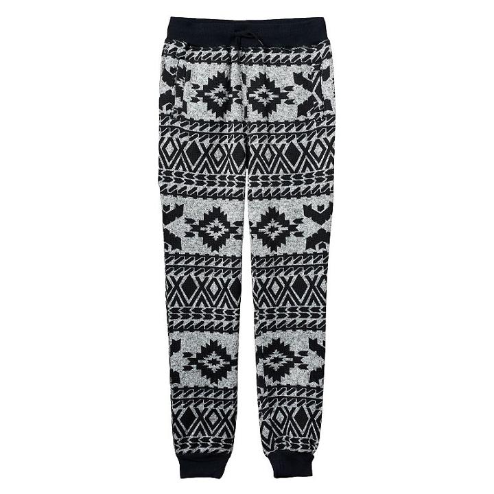 Boys 8-20 Hollywood Jeans Sweater-print Fleece Jogger Pants, Boy's, Size: L(14/16), Grey