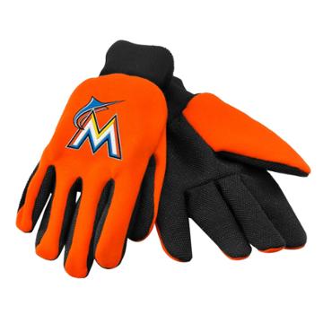 Forever Collectibles Miami Marlins Utility Gloves, Multicolor