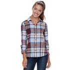 Juniors' So&reg; Button-front Shirt, Teens, Size: Xs, Lt Purple