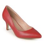 Journee Collection Tina Women's High Heels, Size: 8.5, Red