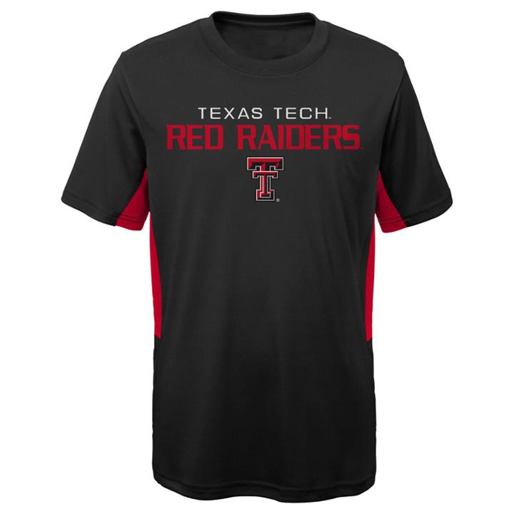 Boys 8-20 Texas Tech Red Raiders Mainframe Performance Tee, Size: L 14-16, Black