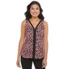 Juniors' Candie's&reg; Double V Tank, Girl's, Size: Large, Pink