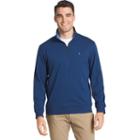 Men's Izod Advantage Regular-fit Performance Quarter-zip Fleece Pullover, Size: Xxl, Med Blue