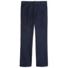 Girls 7-20 & Plus Size French Toast School Uniform No Wrinkle Pleated Pants, Girl's, Size: 18, Blue (navy)