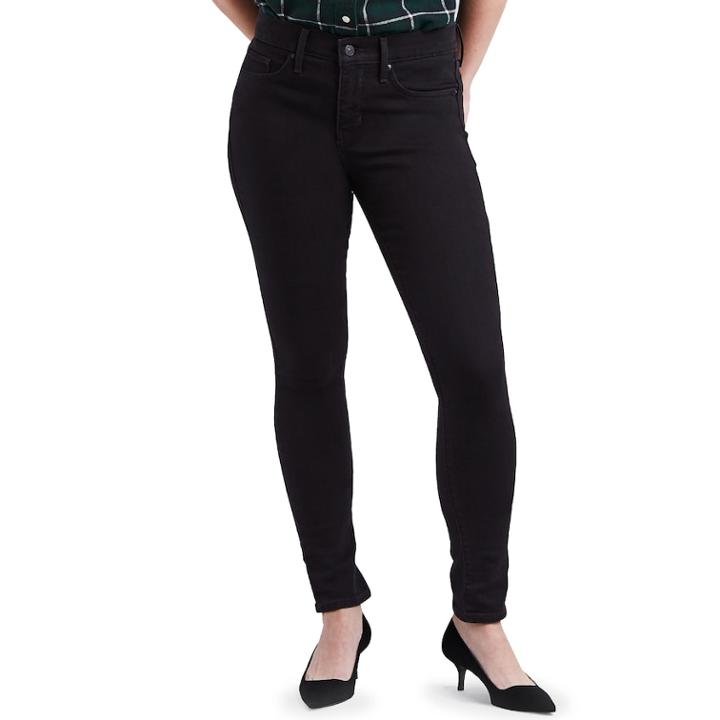 Women's Levi's 311 Shaping Midrise Skinny Jeans, Size: 33(us 16)m, Black
