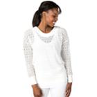 Women's Soybu Zephyr Open Back Yoga Tunic, Size: Large, White