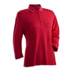 Plus Size Nancy Lopez Grace 3/4-sleeve Golf Polo, Women's, Size: 3xl, Red