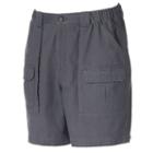 Big & Tall Croft & Barrow&reg; Side Elastic Cargo Shorts, Men's, Size: 50, Grey
