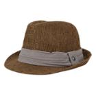 Haggar Glenn Plaid Straw Fedora - Men, Size: S/m, Red/coppr (rust/coppr)