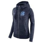 Women's Nike North Carolina Tar Heels Gym Vintage Hoodie, Size: Large, Blue (navy)