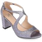 Journee Collection Aalie Women's High Heel Sandals, Size: Medium (12), Grey