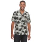 Men's Croft & Barrow&reg; Short Sleeve Crosshatch Button-down Shirt, Size: Large, Light Blue