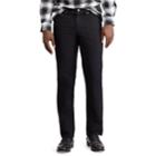 Men's Chaps Straight-fit Stretch 5-pocket Twill Pants, Size: 40x30, Black