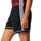 Women's Adidas Squadra 17 Soccer Shorts, Size: Large, Black