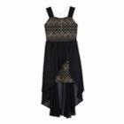 Girls 7-16 Iz Amy Byer Walk-through Maxi Dress, Size: 8, Gold