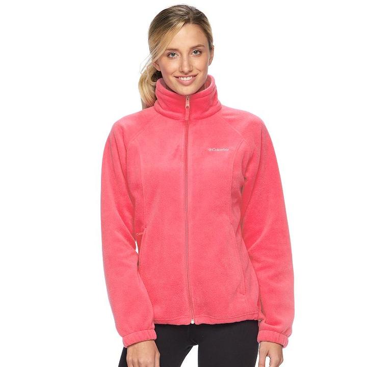 Women's Columbia Three Lakes Fleece Jacket, Size: Xl, Orange Oth