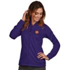Women's Antigua Clemson Tigers Waterproof Golf Jacket, Size: Xl, Drk Purple